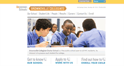 Desktop Screenshot of brownsvillecollegiate.uncommonschools.org