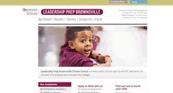 Desktop Screenshot of leadershipprepbrownsville.uncommonschools.org