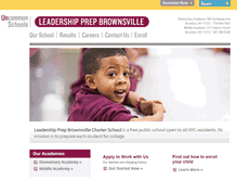 Tablet Screenshot of leadershipprepbrownsville.uncommonschools.org